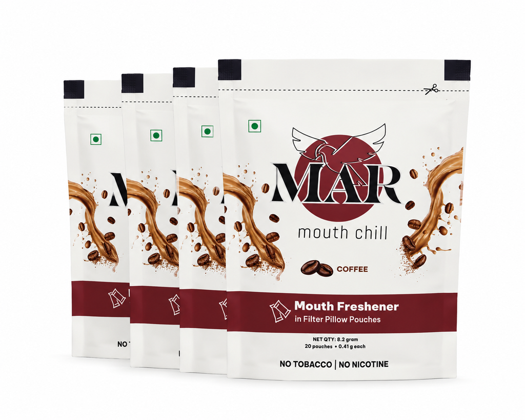 Coffee Flavor MAR Mouth Chill pack of 4