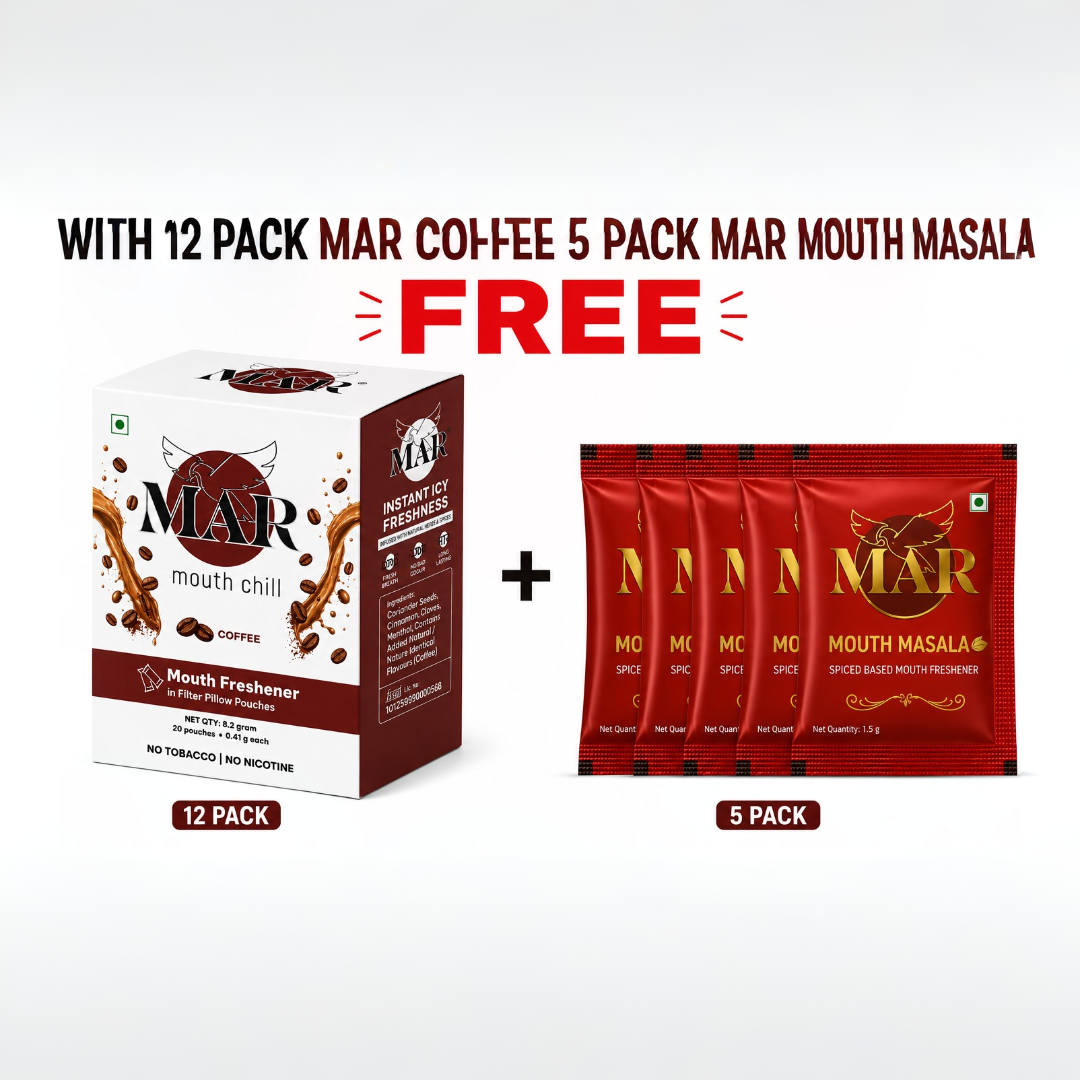 Coffee Flavor MAR Mouth Chill (pack of 12)